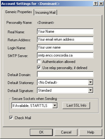 360works email configuration default